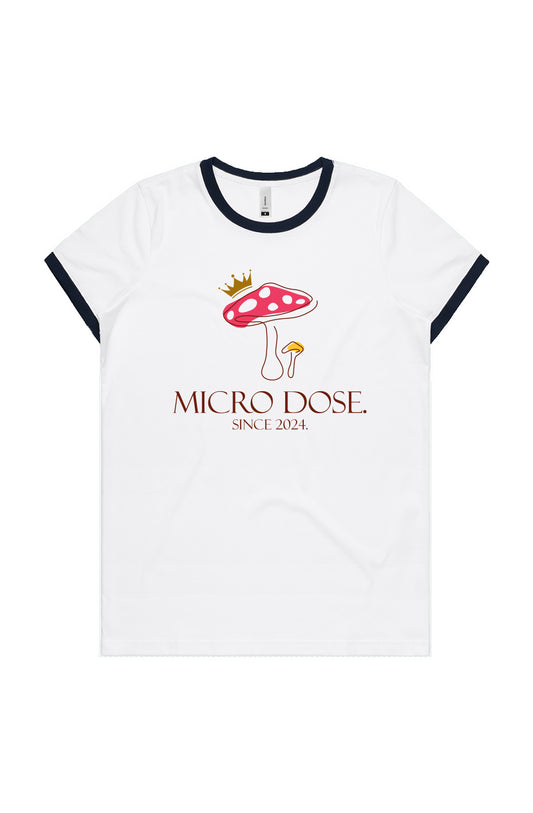 MICRO DOSE. White/Navy. Women's.